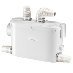 Jätevesimurskapumppu lasikuituvahvistettu 500 watin 6600 litraa tunnissa 8 metrin nostokorkeus 3 tuloaukkoa