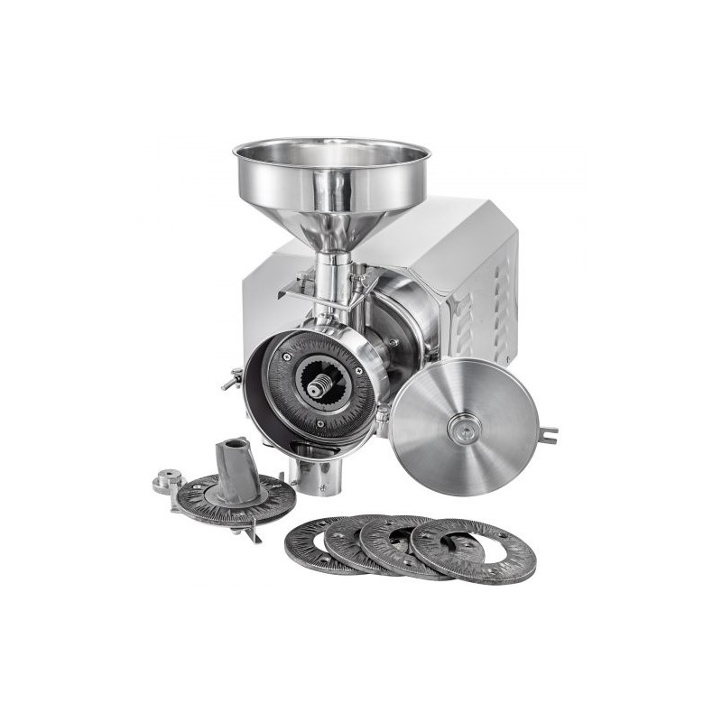 Sähköinen viljamylly ruostumatonta terästä 2,2 kW 30–50 kg tunnissa 50 kg