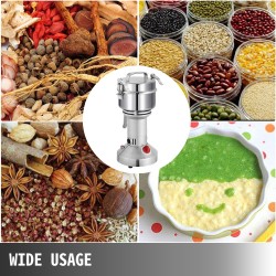 Sähköinen viljajauhin 304-ruostumaton teräs 1400 wattia 350 grammaa kuiville raaka-aineille