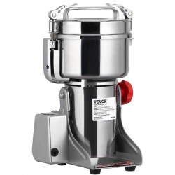 Sähköinen maustemylly 2500 grammaa ruostumaton teräs kääntyvä runko digitaalinen ajastin