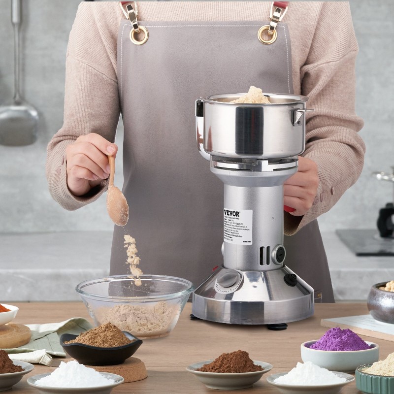 Sähköinen mauste- ja viljamylly 300 g ruostumaton teräs 0–5 minuutin ajastin kolmiteräinen