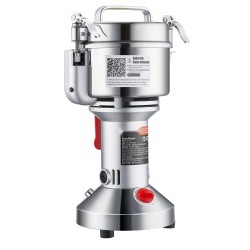 Sähköinen viljamylly ruostumatonta terästä 550 g 2000W pystymallinen kahville ja mausteille