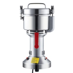 Sähköinen viljamylly 750 gramman kapasiteetti 2000 watin teho ruostumaton teräs pystymalli