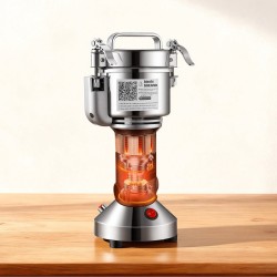 Sähkökäyttöinen viljamylly ruostumattomasta teräksestä 150 grammaa 850 wattia kuiville jyville ja mausteille