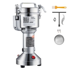 Sähkökäyttöinen viljamylly ruostumattomasta teräksestä 150 grammaa 850 wattia kuiville jyville ja mausteille