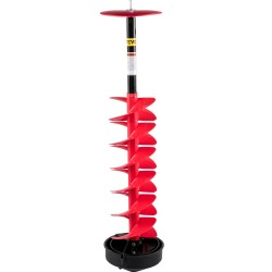 Jääkaira nailonrunko alumiinivarsi 20 cm halkaisija 99 cm pituus jatkovarsi 30 cm