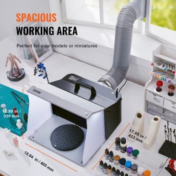 Taitettava ilmasivellinsuihkutuskoppi neljällä LED-nauhalla kaksinkertaisilla puhaltimilla 180 cm poistoletkulla pienoismallien