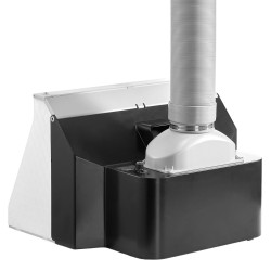 Taittuva kannettava maalauskotelo harrastekäyttöön tilavalla työskentelyalueella kaksinkertaisilla tuulettimilla ja