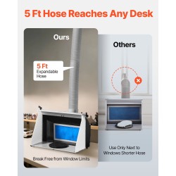 Taittuva kannettava maalauskotelo harrastekäyttöön tilavalla työskentelyalueella kaksinkertaisilla tuulettimilla ja