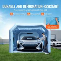 Ilmatäytteinen maalausteltta 8 x 4,5 x 3 m Oxford-kangas ilmansuodattimella