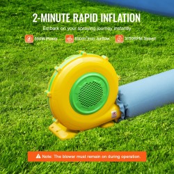 Puhallettava maalausteltta Oxford-kangasta 3 x 2.5 x 2.5 m moottoripyörille 550 W