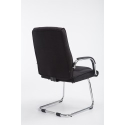 Ergonominen vapaa liikkuva vierailutuoli korkealaatuisella kankaalla 180 kg