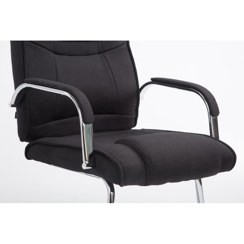 Ergonominen vapaa liikkuva vierailutuoli korkealaatuisella kankaalla 180 kg