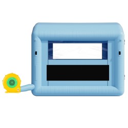 Puhallettava maalausteltta 3 x 2 5 x 2 5 m Oxford kangas 550W puhallin