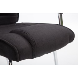 Ergonominen vapaa liikkuva vierailutuoli korkealaatuisella kankaalla 180 kg