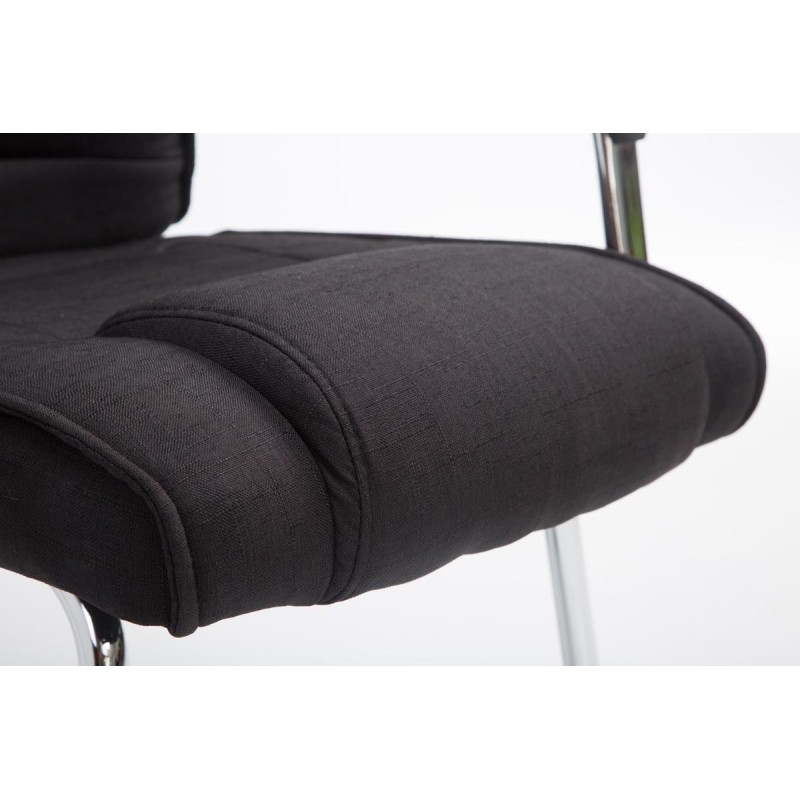 Ergonominen vapaa liikkuva vierailutuoli korkealaatuisella kankaalla 180 kg