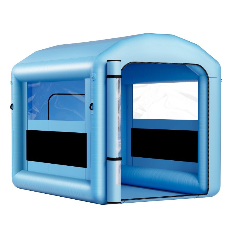 Puhallettava maalausteltta 3 x 2,5 x 2,5 m Oxford-kangas 550W puhallin