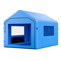 Puhallettava PVC-muovinen maalausteltta 4x3x2.8 m 750 watin puhallin