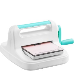 Käsikäyttöinen stanssaus- ja kohokuviointikone 160 mm aukolla kampikahvalla korttiaskarteluun