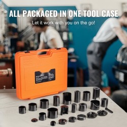 Pallonivelen puristinsarja 25-osainen hiiliteräs etuveto- ja nelivetoautoihin