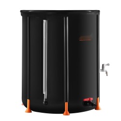 Sadevesitynnyri 201 l taitettava 1000D PVC materiaali puutarhaan