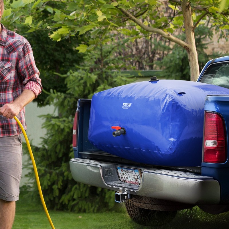 Taitettava PVC-muovinen vesisäiliö 999,3 l 1000D 0,9 mm sadevedelle