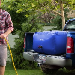 Taitettava PVC vesisäiliö 400 L 1000D 0,9 mm sadeveden varastointiin