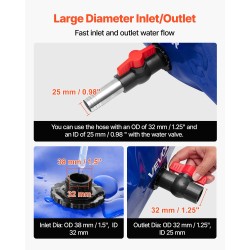 Taitettava vesisäiliöpussi 1000 l PVC-muovi 1000D kaksikerroksinen puutarha leirintä asuntoauto