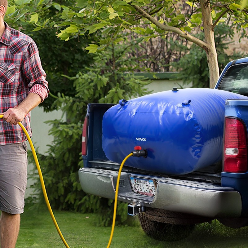 Taitettava vesisäiliöpussi 1000 l PVC-muovi 1000D kaksikerroksinen puutarha leirintä asuntoauto