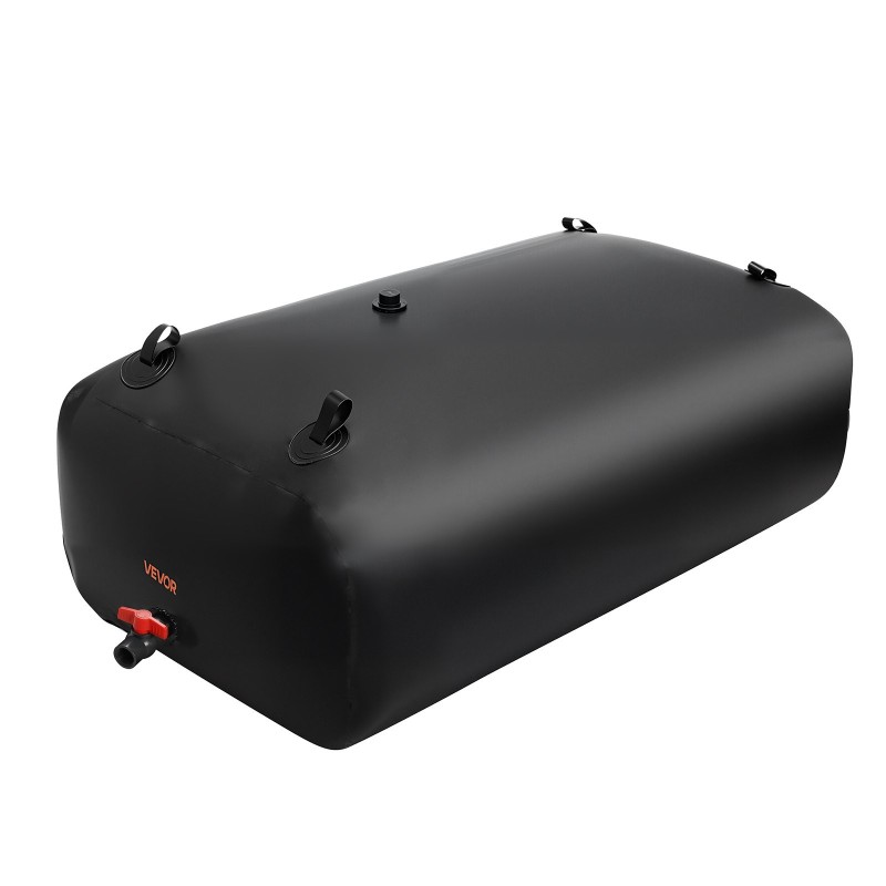 Taittuva vesivarastosäiliö 540L 1000D kaksikerroksinen PVC-muovi 1,2 mm puutarhaan leirintään hätäkäyttöön