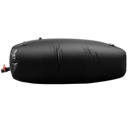 Veden varastointisäiliö 1000 l 1000D PVC-muovi kokoontaitettava musta puutarha leirintä matkailuauto hätäkäyttöön