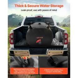 Taitettava vesipussi 113 l 1000D kaksikerroksinen PVC leirintään matkailuajoneuvoihin