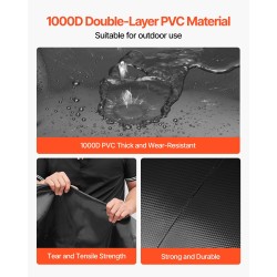 Taittuva vesisäiliö 200 l 1000D kaksikerroksinen PVC leirintään puutarhaan hätävesivarastoksi