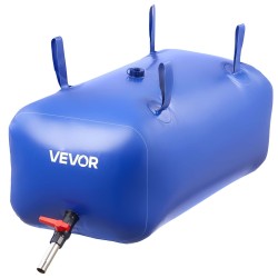 Taitettava PVC-muovinen vesipussi 113 l kaksikerroksinen vuotamaton repäisylujuinen asuntoautoihin retkeilyyn