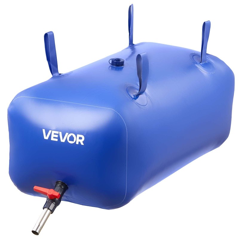 Taitettava PVC-muovinen vesipussi 113 l kaksikerroksinen vuotamaton repäisylujuinen asuntoautoihin retkeilyyn