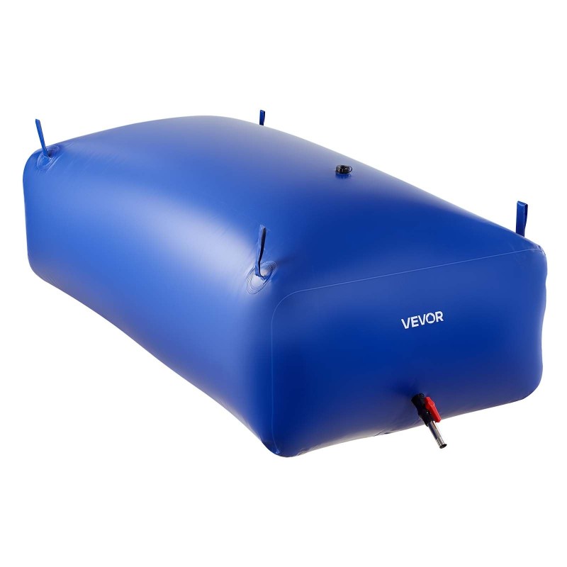 Pussimallinen PVC-muovinen vesipussi 1000 l taitettava vuototiivis ulkokäyttöön