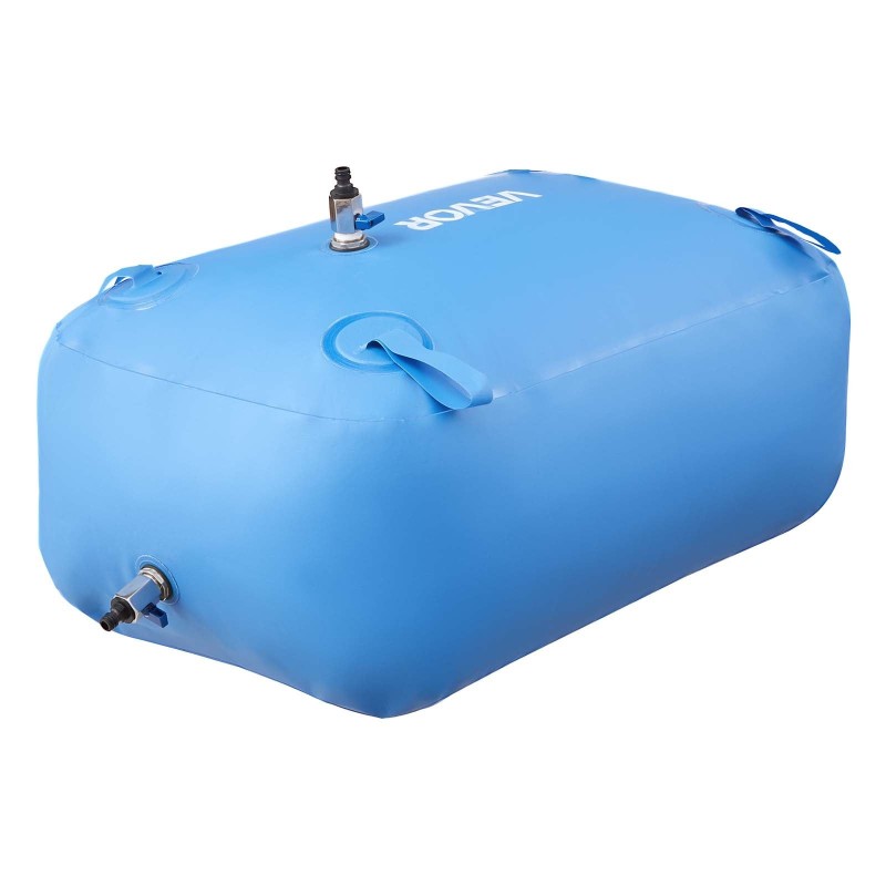 Pussimallinen taittuva TPU vesisäiliö 132 l kulutuskestävä retkeilyyn