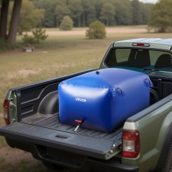 Säkkimallinen vesisäiliö 400 l PVC 1000D taittuva vuototiivis ruostumattomilla liittimillä