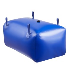 Taitettava PVC vesipussi 240 l sininen asuntoautoille ja ulkokäyttöön