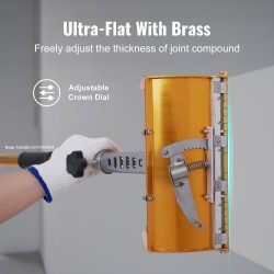 Tasolaatikko alumiiniseos 10 tuuman kipsilevyille mutasuoja ja 2 ruostumatonta terää