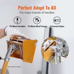 Tasolaatikko alumiiniseos 10 tuuman kipsilevyille mutasuoja ja 2 ruostumatonta terää