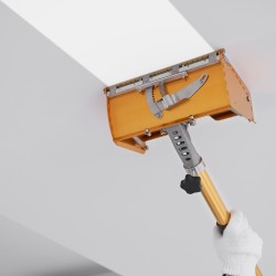 Tasolaatikko alumiiniseos 10 tuuman kipsilevyille mutasuoja ja 2 ruostumatonta terää