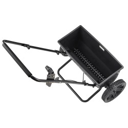 Pudotuslevitin 22,6 kg 460 mm levitysleveys 10 tuuman ilmakumirenkaat siemenille lannoitteille