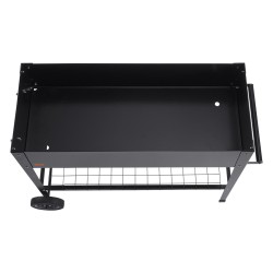 Kasvatuslaatikko korotettu galvanoitu teräs jaloilla ulkokäyttöön 108×49,5×80 cm