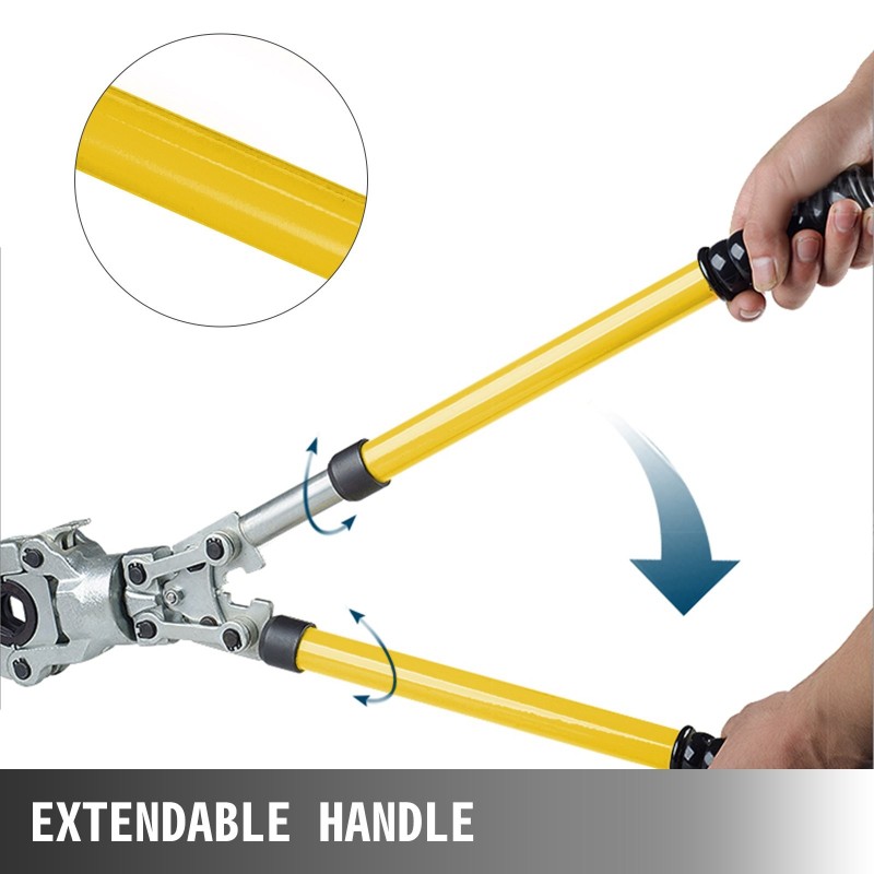 Putkien puristuspihdit teräs 16–32 mm 8 leukaa PB ja PE