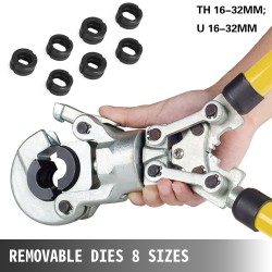 Putkien puristuspihdit teräs 16–32 mm 8 leukaa PB ja PE