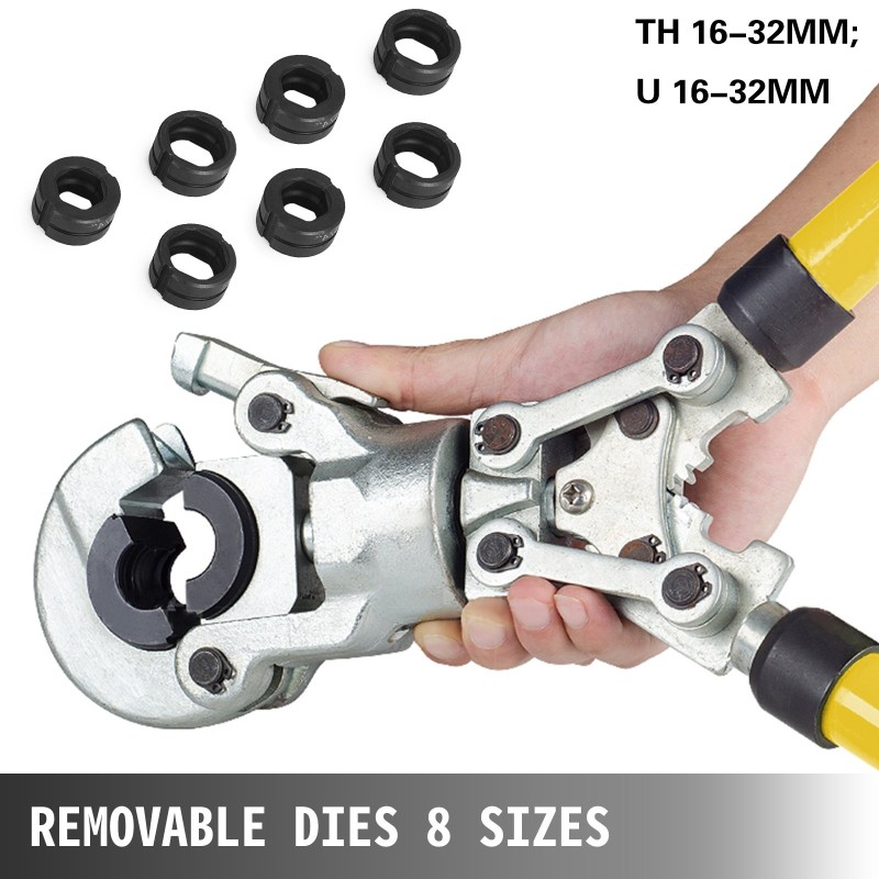 Putkien puristuspihdit teräs 16–32 mm 8 leukaa PB ja PE