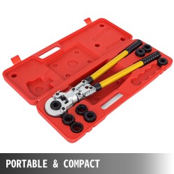 Putkien puristuspihdit teräs 16–32 mm 8 leukaa PB ja PE