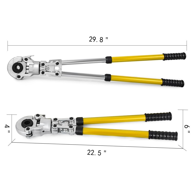 Putkien puristuspihdit teräs 16–32 mm 8 leukaa PB ja PE