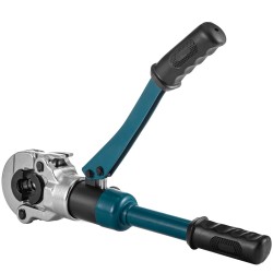 Hydraulinen puristuspihdi karkaistua terästä kuusi tonnia 16 32 millimetriä vaihdettavilla leuoilla putkille